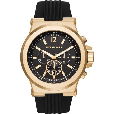 Michael Kors Men's Chronograph Dylan Gold Black Watch MK8445.